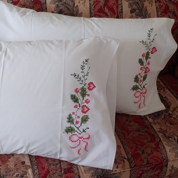 Handmade Pair of Pillow Cases